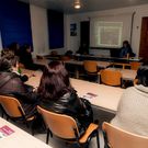 Las dirigentes de O Peirao ofrecieron una charla.