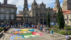 <span lang= gl >Imaxe da Alfombra do Ap�stolo confeccionada en xullo do 2025</span>