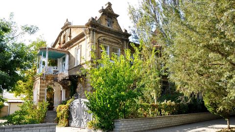 Imagen actual de la casa de acogida en Eupatoria (Ucrania) de nios de la guerra espaoles, evacuados durante la Guerra Civil espaola