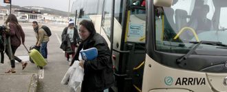 Los servicios de los viernes suelen ser los que m�s pasajeros traen desde Santiago, por los desplazamientos de los universitarios. 