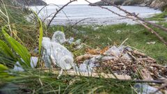 Imagen de la playa de A Barda, en Corme, captada en la tarde de ayer.