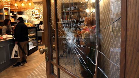 Pancomido, negocio de Ribeira en el que los ladrones quisieron entrar