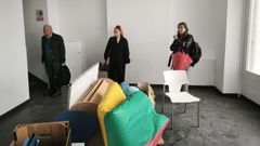 El PSOE visit� la futura sede de la Agrupaci�n Mi�o.