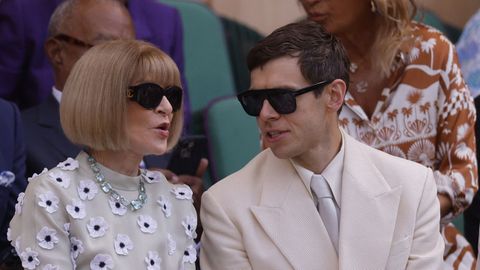 Famosos en las gradas como Ana Wintour