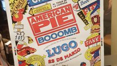 La imagen tomada en Lugo reproduce el cartel que anuncia el evento previsto para el d�a 23 de marzo