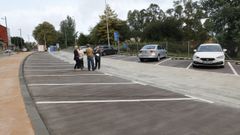 El aparcamiento disuasorio de Lourizn dispone de 71 plazas de estacionamiento en batera