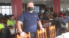 Jos� Manuel Vilaboa, en su establecimiento de Outeiro de Rei