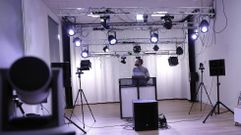 Una de las estancias del instituto noi�s se ha transformado en un plat� de televisi�n