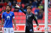 Toch� y Aitor en el Numancia-Oviedo