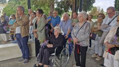 Elconsejero de Ordenacin de Territorio, Urbanismo, Vivienda y Derechos Ciudadanos, Ovidio Zapico (primero por la izquierda en la imagen) y la directora de Memoria Democrtica, Begoa Collado (segunda por la izquierda)