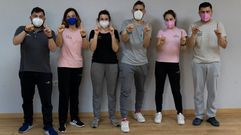 Parte del equipo de profesionales de la cl�nica Marzo Sa�de, que acaba de cumplir 11 a�os, que se ha implicado a fondo para sacar adelante este proyecto solidario en forma de libro