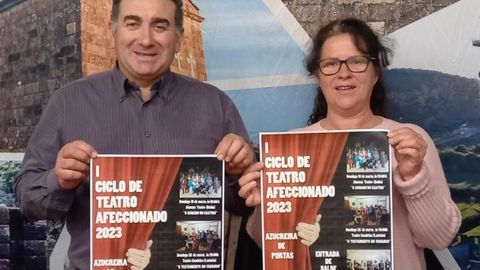 El alcalde Ricardo Mart�nez y la concejala Ana Pe�a presentaron este primer Ciclo de Teatro Afeccionado