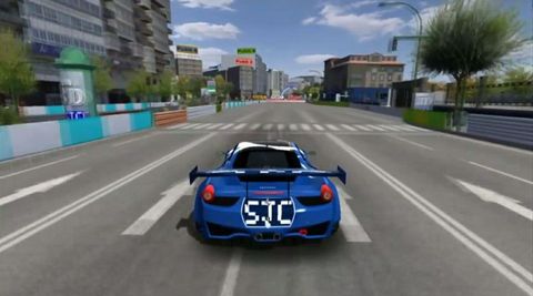 Vista del simulador en la avenida de Linares Rivas.