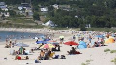 Area, en la imagen del pasado jueves, es una de las cinco playas de Viveiro donde se aplicar� una norma que, entre otras muchas cosas, proh�be la presencia de mascotas de nueve de la ma�ana a nueve de la noche, entre ell 1 de junio y el 30 de septiembre