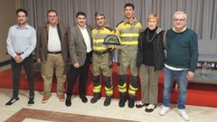 UGT-FICA Galicia entreg� el quinto Premio Rogelia Mari�a a los bomberos de la BRIF de Laza.