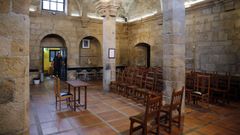 Una de las salas del centro sociocomunitario de Celanova.