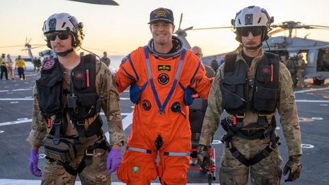 El astronauta canadiense Jeremy Hansen.