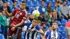 Imagen del duelo contra la Real en la primera vuelta