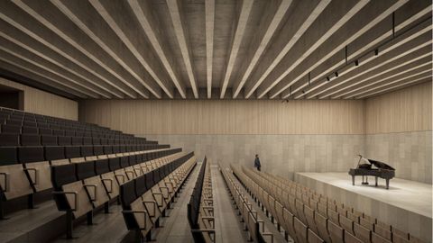 Futuras instalaciones del Centro de Arte Tabacalera, en Gijn