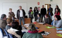 El alcalde asisti� a la presentaci�n del grupo de atenci�n social.