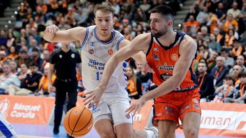 Danilo Brnovic, durante el duelo contra el Palencia.