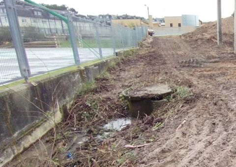 Los trabajos que se est�n realizando en Bizocas afectar�an a un arrollo.