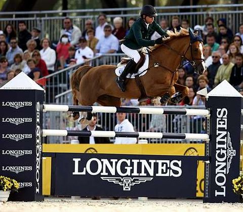 Imagen del irlands Conor Swail, flamante ganador del exigente Trofeo Longines. 