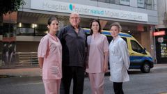 Miembros del equipo de la nueva unidad de cirug�a maxilofacial y odontolog�a de Quironsalud Pontevedra