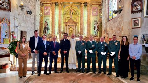 Conmemoración del día del Pilar en Porto do Son.
