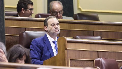 Ábalos, la semana pasada en el Congreso.