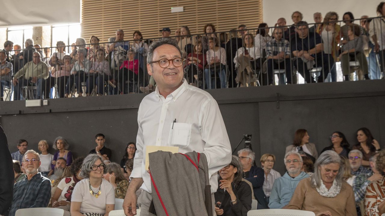 Álvaro García Ortiz defiende su inocencia en un acto de homenaje en Santiago