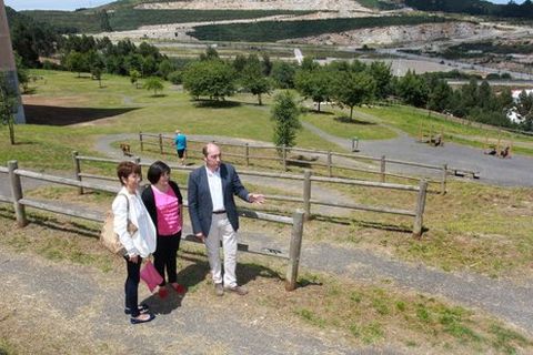 Los concejales visitaron la zona rehabilitada