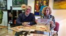 El alcalde, Alfredo Garca, y la edila de Cultura, Margarida Pizcueta, presentaron el programa de la Festa do Botelo