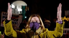 Carme Forcadell, el pasado diciembre, a las puertas de la c�rcel