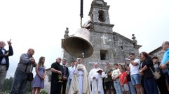Momento da bendici�n da camp�, efectuada por Antonio Vila Bri�n