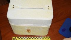 La droga viajaba oculta en un doble fondo de un neceser de viaje