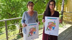 La concejala Maribel Poisa y la educadora familiar Ux�a Fern�ndez presentaron las jornadas.