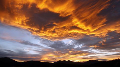 Atardecer en Lourenzá.