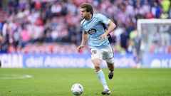 Marcos Alonso, durante el Atl�tico-Celta de este domingo.