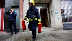 Incendio en la ronda de Outeiro
