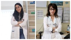 Mar�a Andrade y Noem� Casas ejercen su labor en el centro de salud de As Pontes y en el Fontenla Maristany de Ferrol, respectivamente
