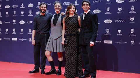 Alfombra roja de los premios Feroz en Pontevedra