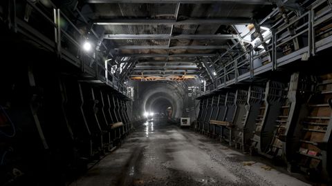 Obras de los tneles del tren al puerto exterior