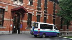 Fachada del Hospital del Basurto, en Bilbao, donde se registr� un rebrote de coronavirus