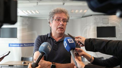 El exjefe del Servicio de Vigilancia Epidemiológica de Asturias, Mario Margolles, durante su etapa en activo. ARCHIVO