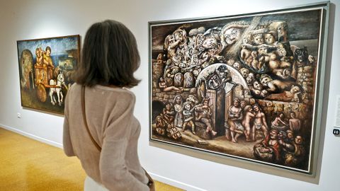 La tercera planta de la Casa das Artes acoge la Fundaci�n Laxeiro.