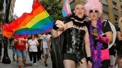 Ms de un millar de personas han participado en la manifestacin del Orgullo LGTBI de Gijn