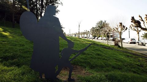 Iagen de O Castro, uno de los pulmones verdes de la ciudad que sirve de mirador sobre la r�a. 