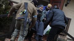 As� es la evacuaci�n de mayores en la ciudad de Irp�n