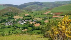 Vista da aldea de Teixeira, na que se localizan os problemas de cobertura